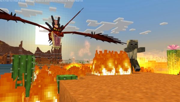 Minecraft How To Train Your Dragon Screenshot 2