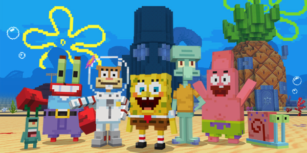 Minecraft: SpongeBob SquarePants Screenshot 1